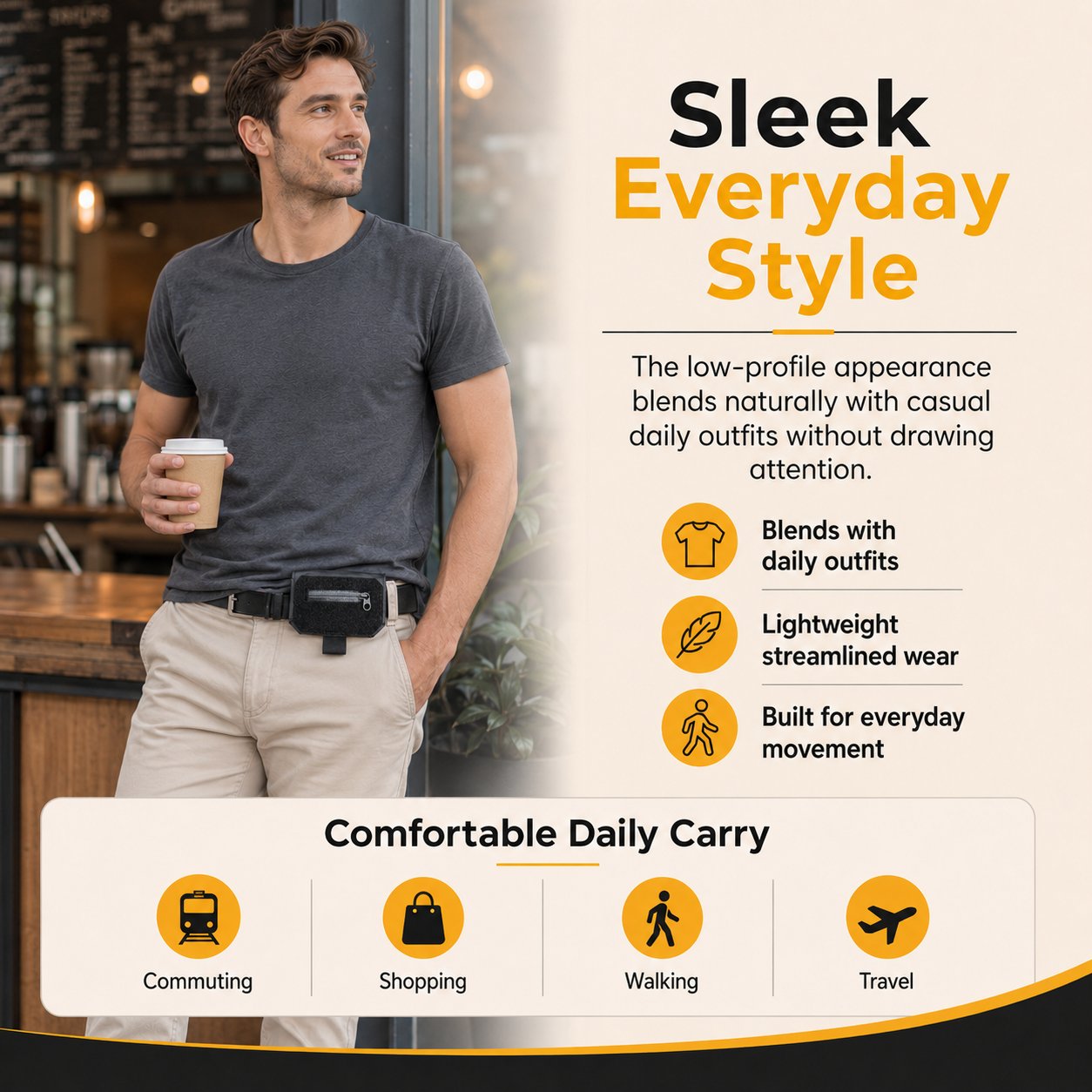 🔥💼✨Slim Belt Wallet — Ultra-Slim Hidden Carry System for Everyday Essentials🛫