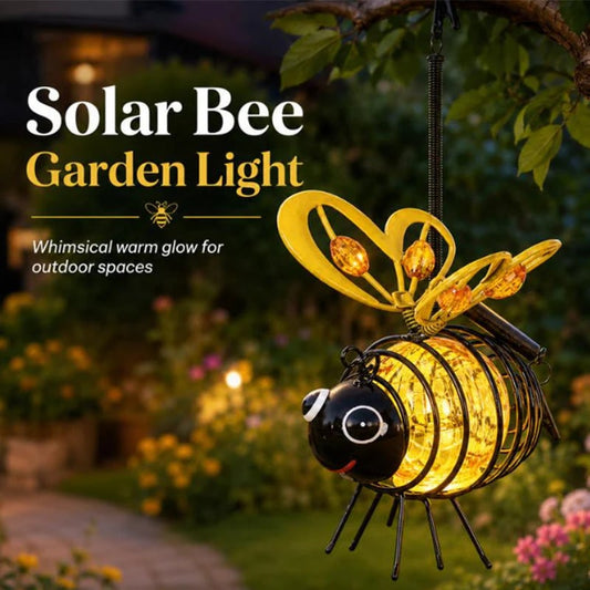 🎉🌙🍃🪴 49% OFF! Hanging Solar Bee Light – Warm Amber Glow, Flicker-Free, Perfect for Garden Parties, Camping, or Kids’ Rooms – Spread Joy Day and Night 🌞🌜