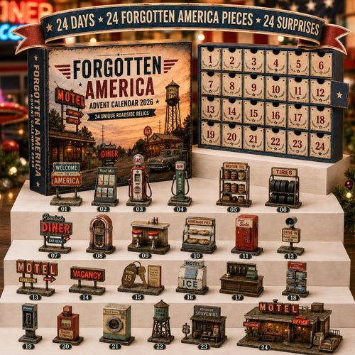 🔥😍🇺🇸✨ Forgotten America Advent Calendar 2026 – 24 Days of Roadside Memories 🏨🍔⛽