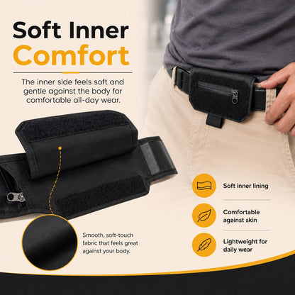 🔥💼✨Slim Belt Wallet — Ultra-Slim Hidden Carry System for Everyday Essentials🛫
