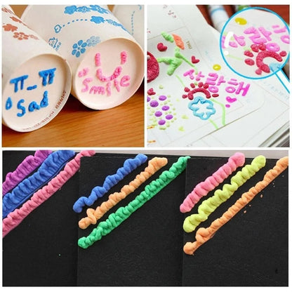Magic Puffy 3D Art Pens – Heat-Activated Craft Markers
