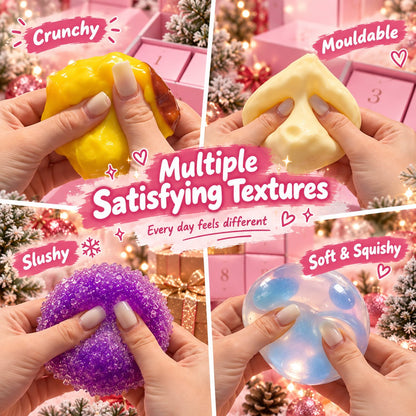 Collectible Christmas Squishy Set | 12 Unique Textures