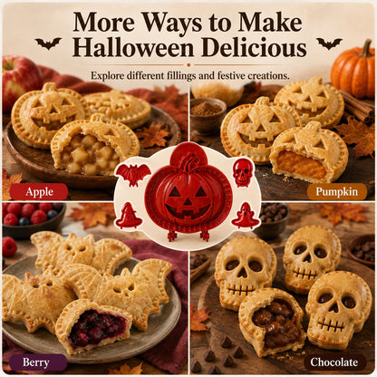 🎃 8-Piece Halloween Mini Hand Pie Mold Set✈️ Buy 2+ Get Free Shipping