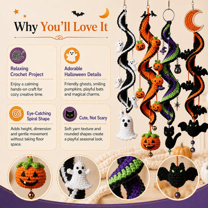 🔥Last Day 50% OFF - 🎃 Enchanted Halloween Crochet Spiral DIY Kit - Buy 2 Get Free Shipping
