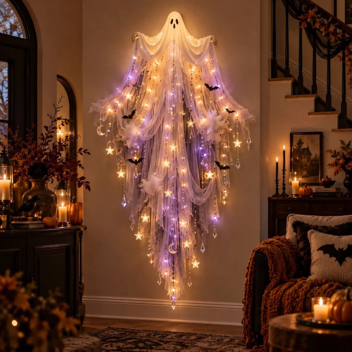 ✨Last Day 49% OFF✨Elegant Halloween Cascade Wall Light Collection
