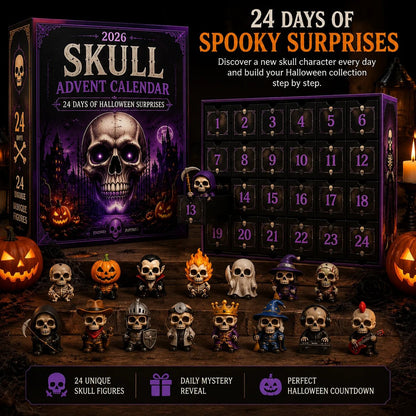 2026 Skull Halloween Advent Calendar – 24 Collectible Characters