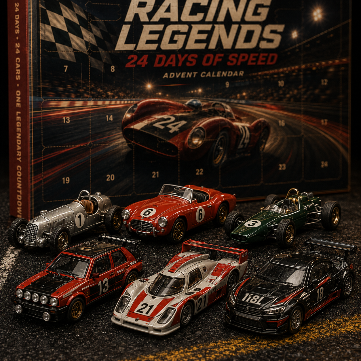 🏆Racing Legends Advent Calendar — 24 Days of Speed