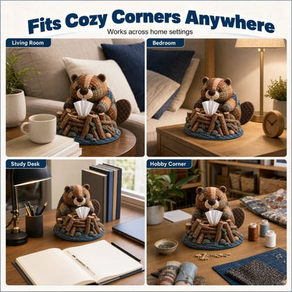💥[LIMITED TIME 50% OFF]🔥 DIY Dieren Tissuehouder Set | Koala/Otter/Wombat etc. 5 Stijlen | Inclusief Stoffen & Accessoires | Handgenaaid | Woondecoratie