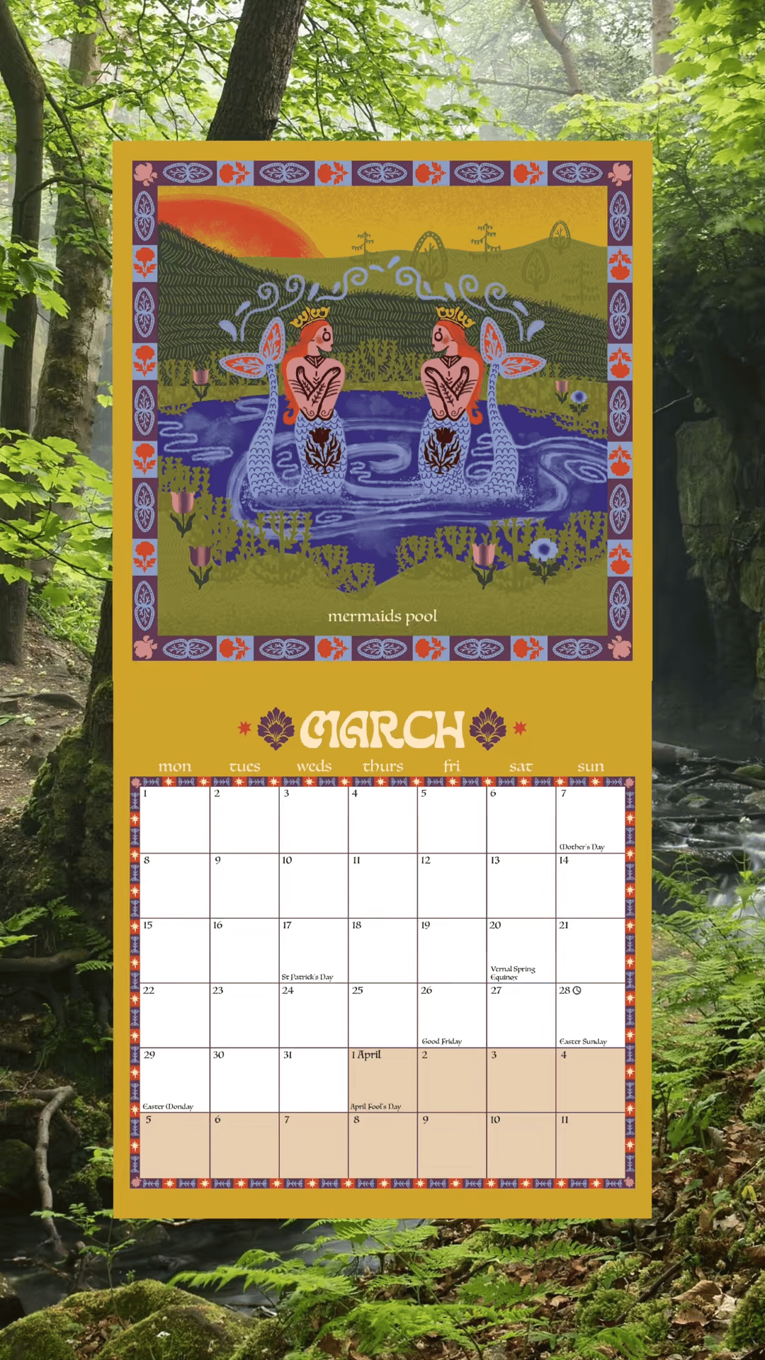 FOLKTALES WITHIN THE PEAK DISTRICT CALENDAR 2027