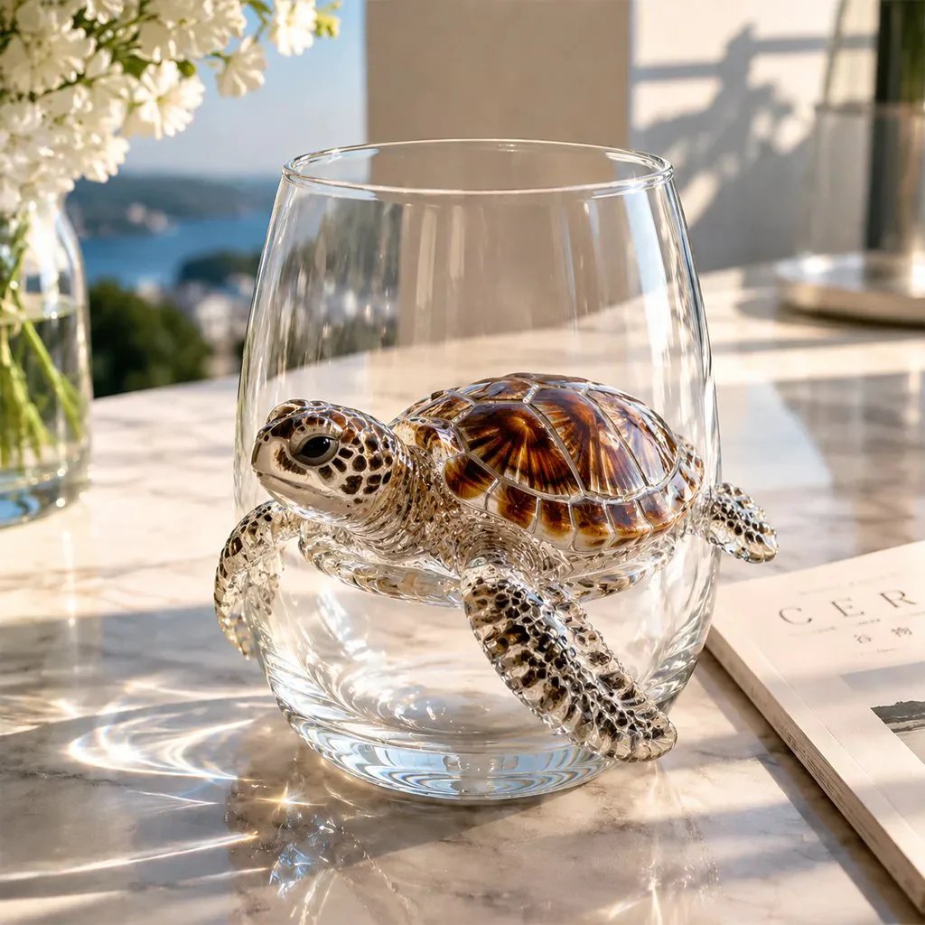 🌊  2026 3D Ocean Animal Artisan Glassware Collection for Fresher Sips, Coastal Elegance & Elevated Home Bar Vibes