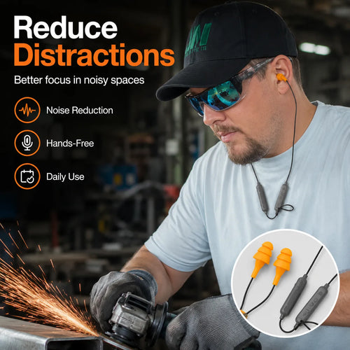 🎧📞 In-ear headphones — Noise Reduction Earplugs & Hands-Free Calling in One!