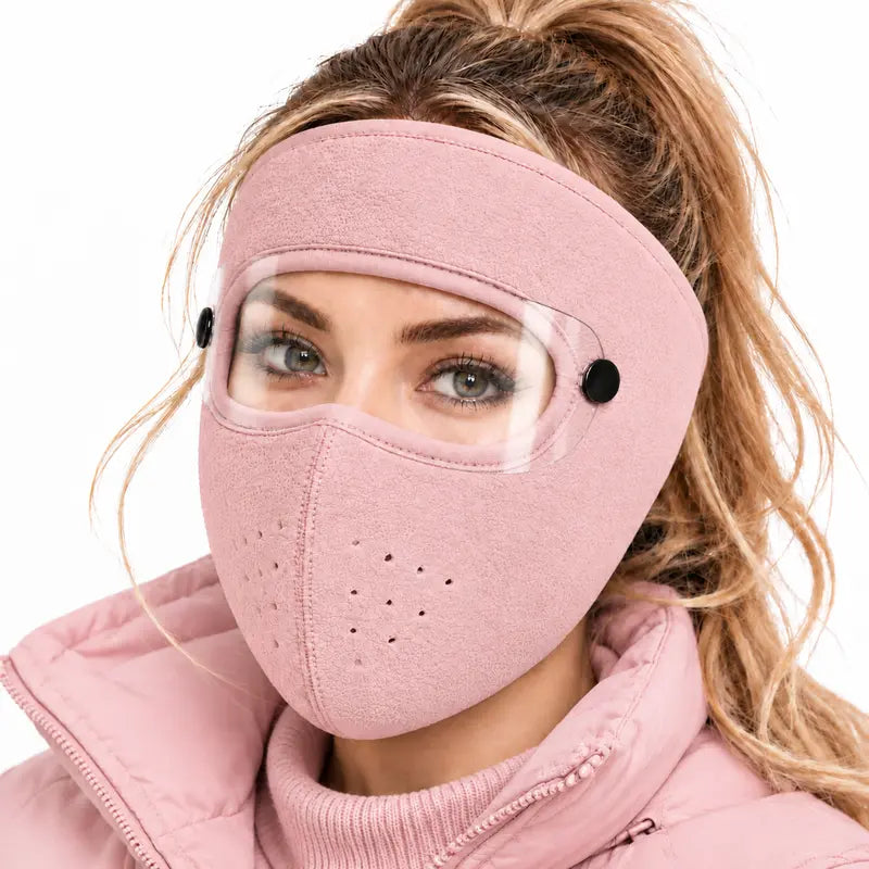 ❄️ Winter Face Mask with Detachable Goggles