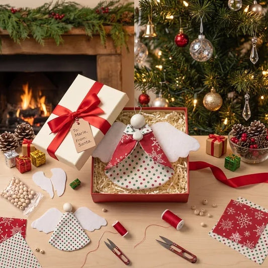 💥🏆Guardian Angel Christmas Ornaments Template -With Instructions