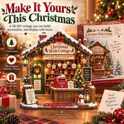 🏡 DIY 3D Miniature Café & Holiday Scene Kit Collection
