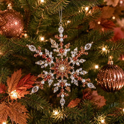 Beaded Snowflake Ornament DIY Kit