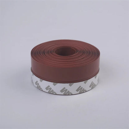 16.4Ft Door Weather Stripping | Adhesive Draft Stopper Seal Strip for Doors, Windows & Shower Doors