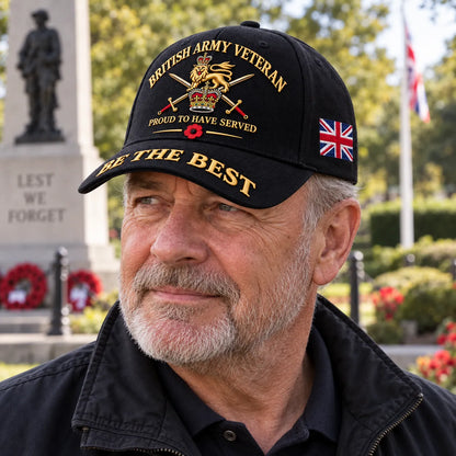 🎖️ British Army Veteran Cap – Proud to Have Served