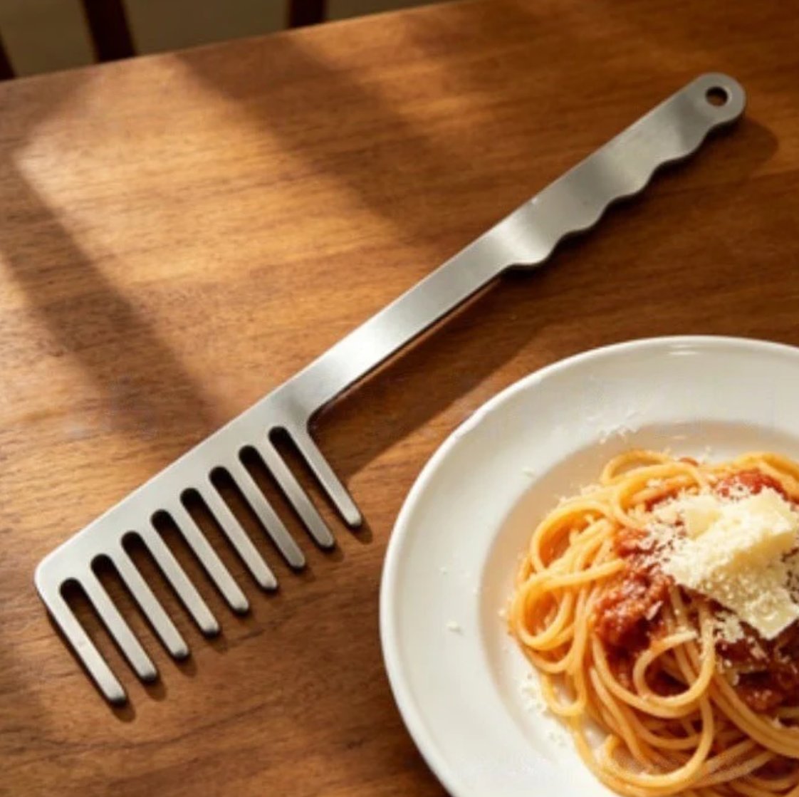 🎉🍝Stainless Steel Pasta ServerItalian Kitchen Utensil