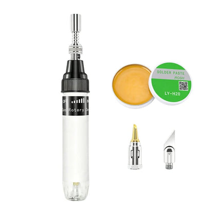 🛠️ 5-in-1 Cordless Butane Soldering Iron – No Outlet Needed