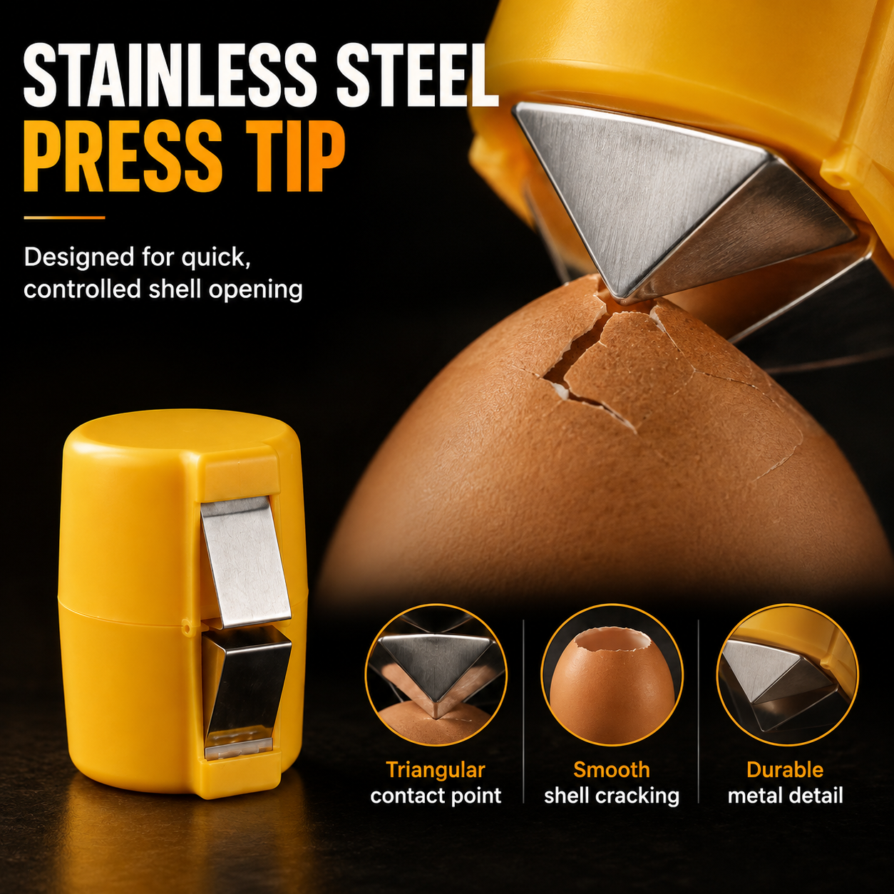🥚 Household Egg Shell Opener