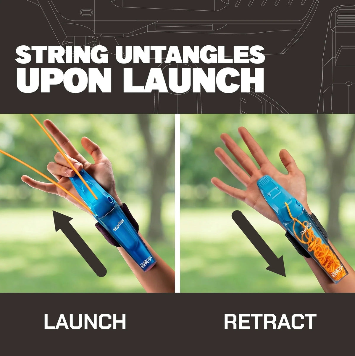 ⏰LAST DAY 50% OFF - 🕸️Rechargeable Wrist String Launcher Toy