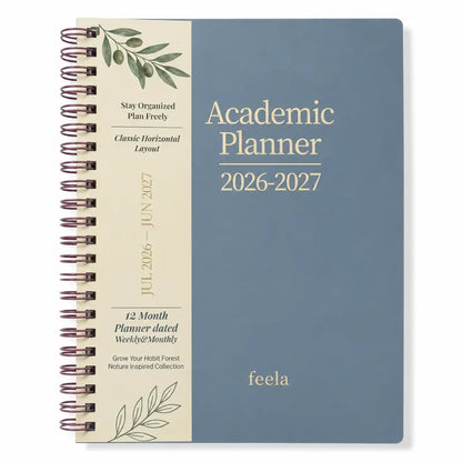 🧑‍🏫📔Shuttle Art Academic Year Planner | July 2026- June 2027, Growth Tree Design For School year(📦Buy 2 Free Shipping)