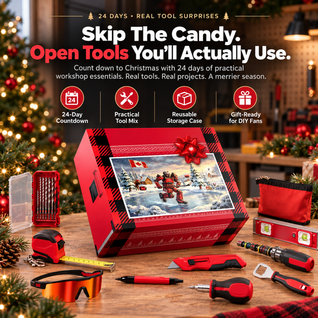 🔥Last Day 49% OFF🔥24 Days of Tools Christmas Countdown Gift Set