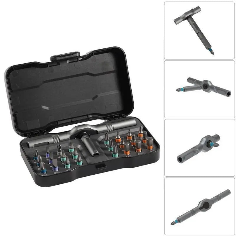 24 in 1 Magnetic Screwdriver Set - Portable Home Repair Tool