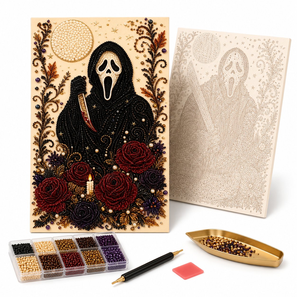 🖤 DIY Horror Diamond Art Kit