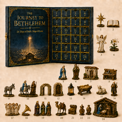 Journey to Bethlehem Advent Calendar 2026 – 24 Nativity Collectibles
