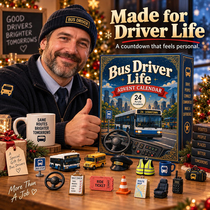 🚌 Driver’s Christmas Countdown | 24 Days of Bus-Themed Surprises ✨