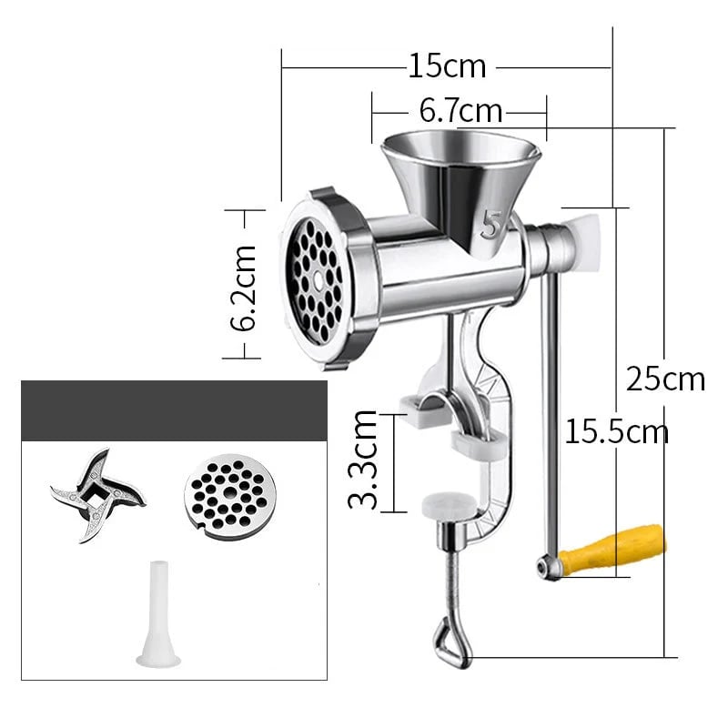 🛍️ 50% Off – Versatile Meat Grinder with Sausage Filler – for Grinding, Mixing & Filling – Ideal for Homemade Sausages & More 🥩