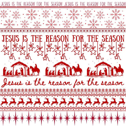 ✝️ Jesus Is The Reason For The Season – Christian Christmas Wrapping Paper 🎄🎁