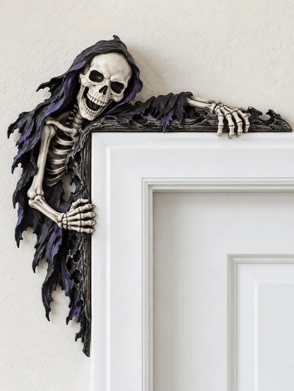 ⏰LAST DAY 50% OFF💀 Spooky Reaper Door Frame Corner Decor