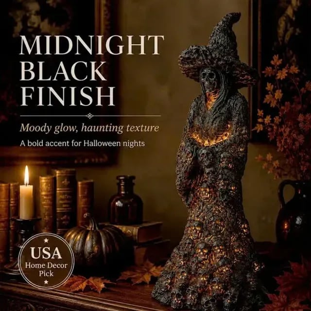 🎃Early Halloween Promotion🏆Skeleton Witch Ornament