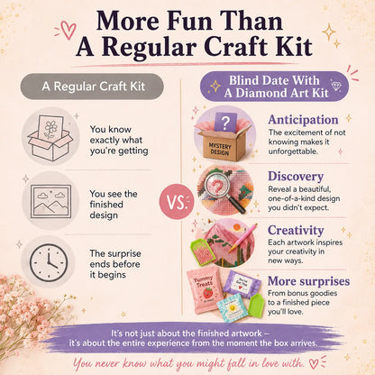 🔥LAST DAY 50% OFF - 💎 Blind Date With A Diamond Art Kit – A Creative Mystery Waiting To Be Revealed