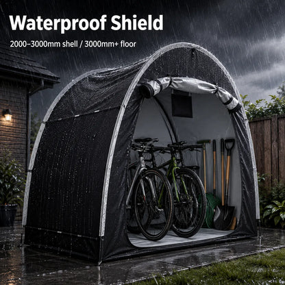 🚲 Outdoor Bike Storage Tent | 3000mm Heavy Waterproof Windproof Shelter 🌧️ For Bicycles, Motorcycles & Garden Outdoor Gear Storage