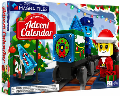 🎁Last Day Promotion 49% OFF🔥Magnetic Holiday Builder Advent Calendar – 34-Piece Creative Play Set