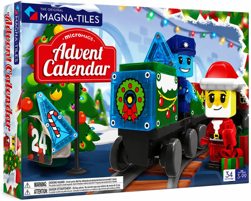 🎁Last Day Promotion 49% OFF🔥Magnetic Holiday Builder Advent Calendar – 34-Piece Creative Play Set