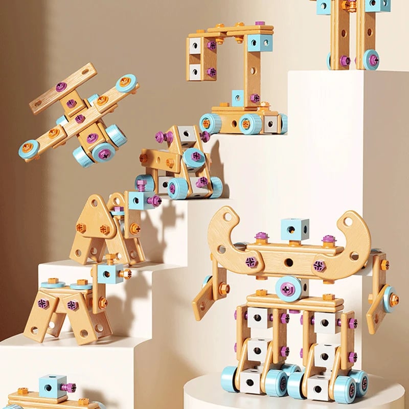 Children's Educational DIY Toy Tool Kit-Build More. Learn More. Play Creatively