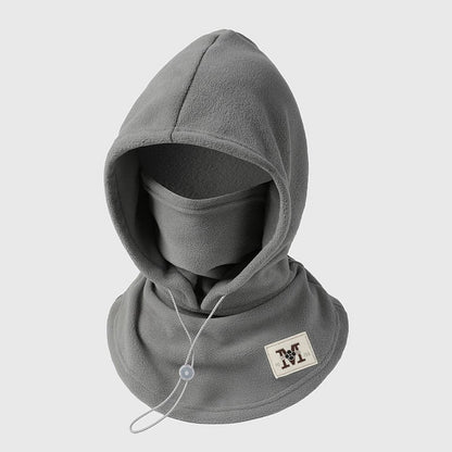 One-piece warm mask hat, Outdoor cycling windproof warm hat with neck mask