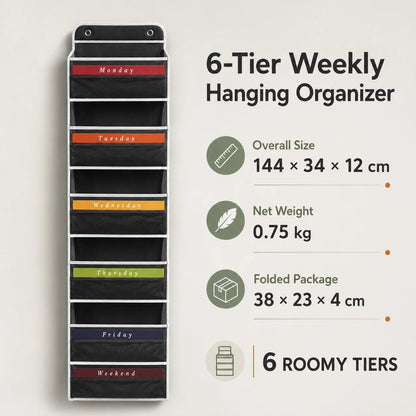 ⭐49% OFF🔥6-Tier Large-Capacity Hanging Organizer
