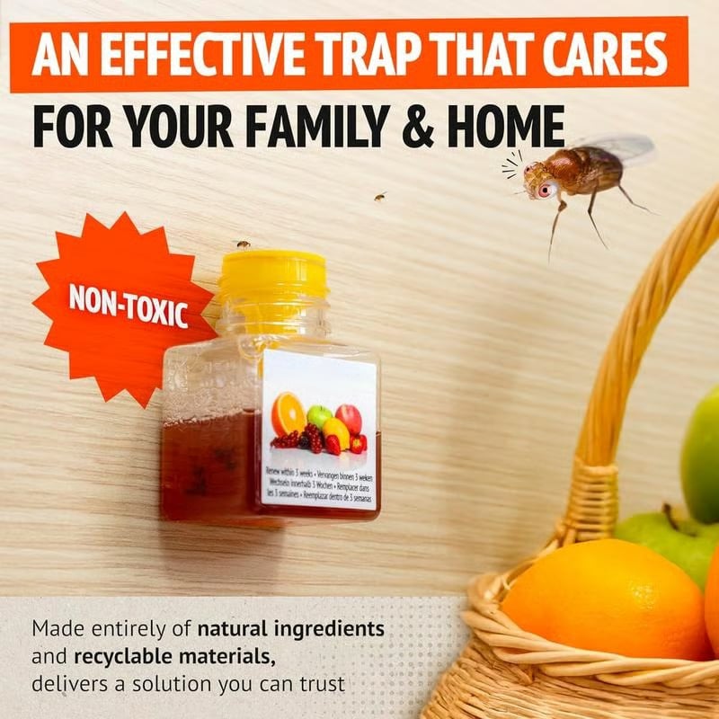🏆Buy 2 Get 1 Free🔥Fruit Fly Traps- safe for children and pets
