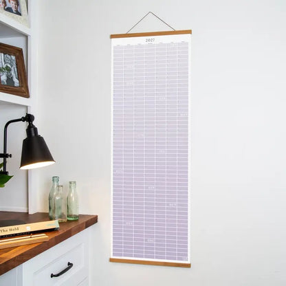 🔥 HOT SALE! 🗓️🏡 2027 Cozy Pecan Print Wall Calendar – 12-Month Vertical Planner