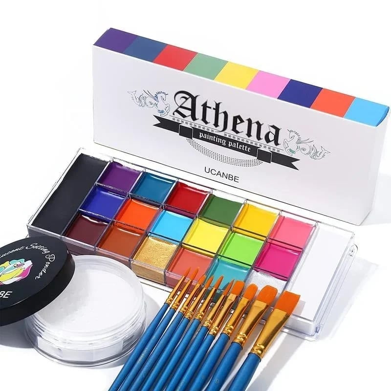 🔥HOT SALE🔥🎃Halloween Early Sale🎨 20-Color Face & Body Oil Paint Palette