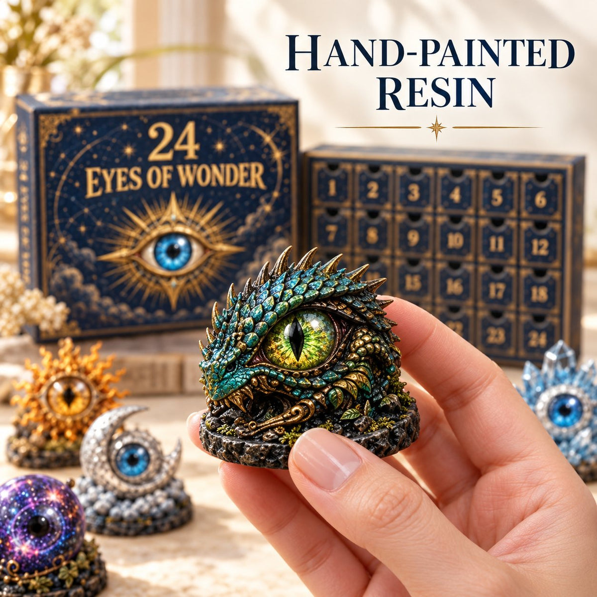 Eyes of Wonder Advent Calendar – 24 Fantasy Eye Figurines