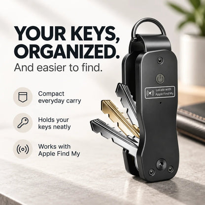 🎉🔑 Smart Key Organizer with Apple Find My — Never Lose Your Keys Again! 📍