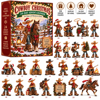 24 Days of Western Cowboy Christmas Advent Calendar 2026 - New Bottle Brand