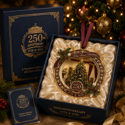 250th Anniversary White House Christmas Tree Ornament – Limited Edition Collectible