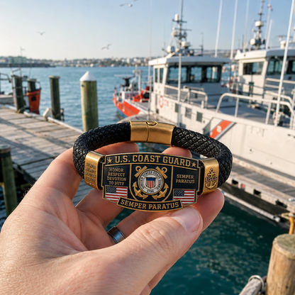⚓Last Day Promo: 49% OFF 🌊U.S. Coast Guard Semper Paratus Tribute Bracelet